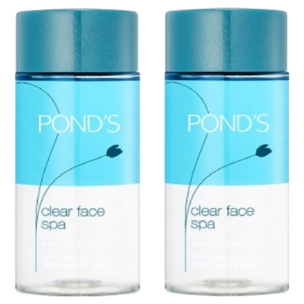 폰즈 클리어 훼이스 스파 립 앤 아이 메이크업 리무버, 120ml, 2개