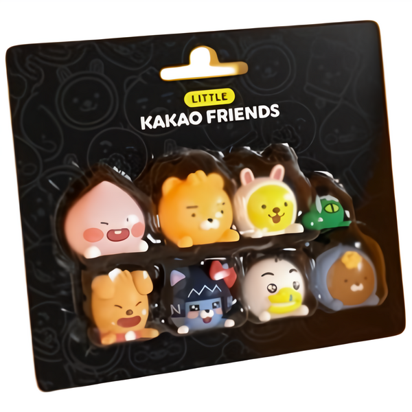 당일배송 귀여운 카카오프렌즈 차량용 장식품 인테리어 피규어 8종세트