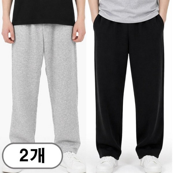 차쿠 1+1(2세트) 남여공용 트레이닝복팬츠 조거팬츠 일자 와이드 추리닝 슬랙스팬츠 작업바지 편의점바지 빅사이즈