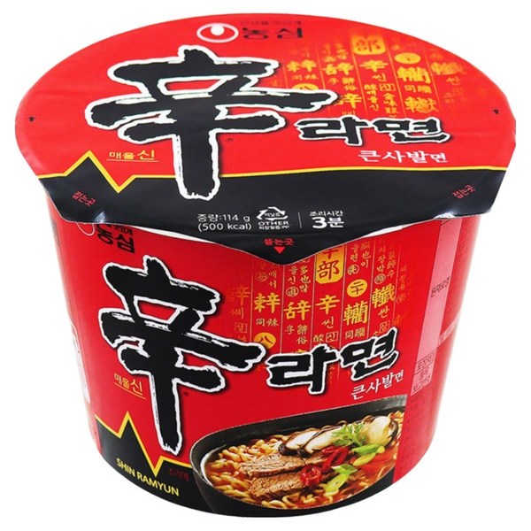신라면 큰사발면 114g, 24개