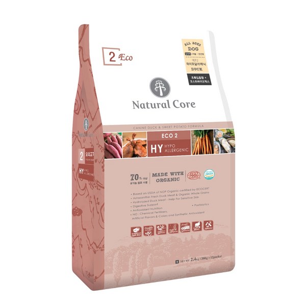 네츄럴코어 전연령 강아지 에코2 하이포알러제닉 작은입자
