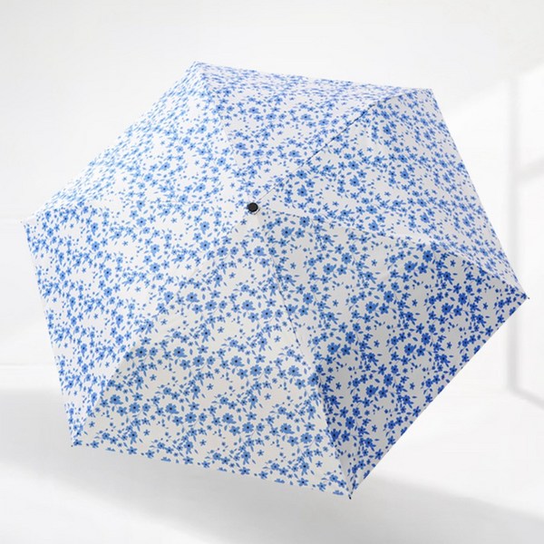 obp 130g 초경량 일본식 꽃무늬 UV 자외선차단 암막 양산 우양산