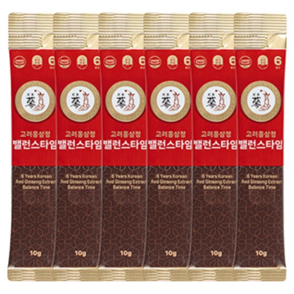 풍년보감 6년근 고려홍삼정 밸런스타임, 10g, 30개