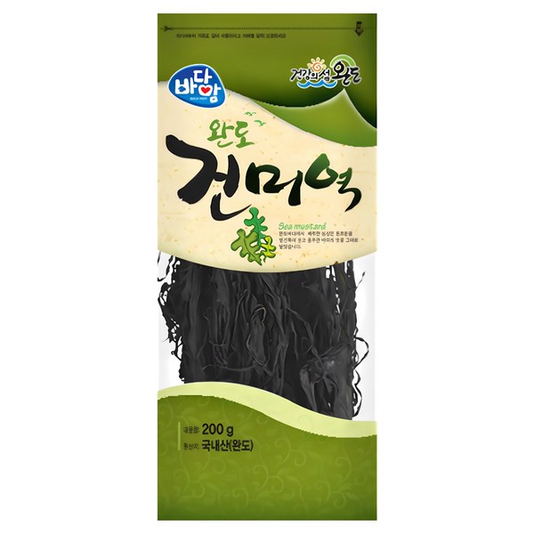 바다맘 완도 건미역, 200g, 1개