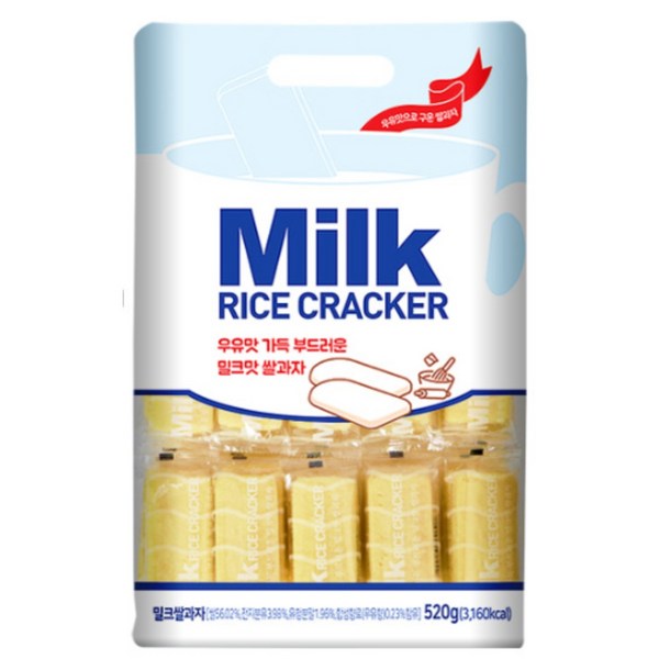 밀크 쌀과자, 520g, 1개