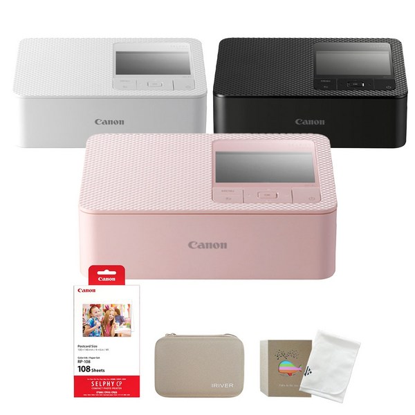 캐논 셀피 포토프린터 CP1500 + RP-108 용지+악세사리 패키지 (포토앨범/아이리버 하드케이스/포켓융)
