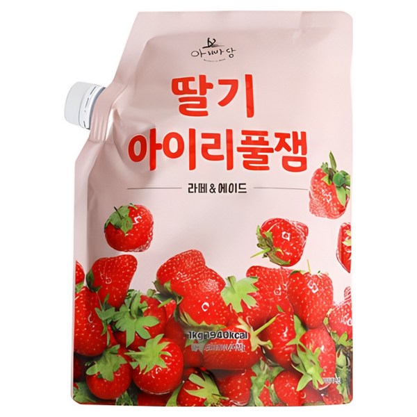 아빠랑 유기농설탕으로 만든 딸기 아이리풀잼 1kg