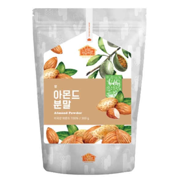 건강한우리집비옴 고소한 생 아몬드 가루 100%분말