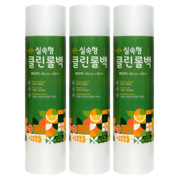 클린롤백 40 x 50 cm, 특특대(XXL) 이..., 400개입, 3개