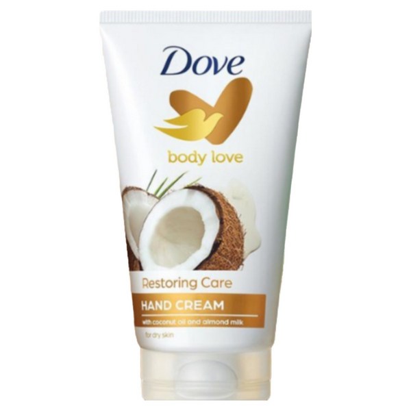 도브 바디러브 리스토어링 케어 핸드크림 코코넛 밀크 향, 75ml, 2개