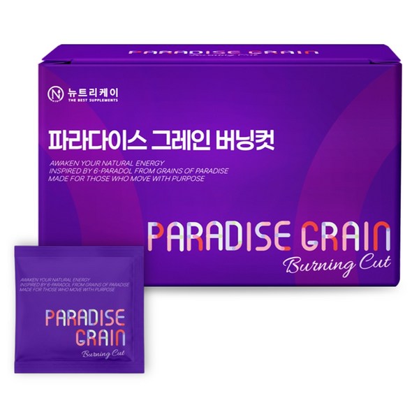 뉴트리케이 파라다이스 그레인 버닝컷 6파라돌, 60정, 1박스