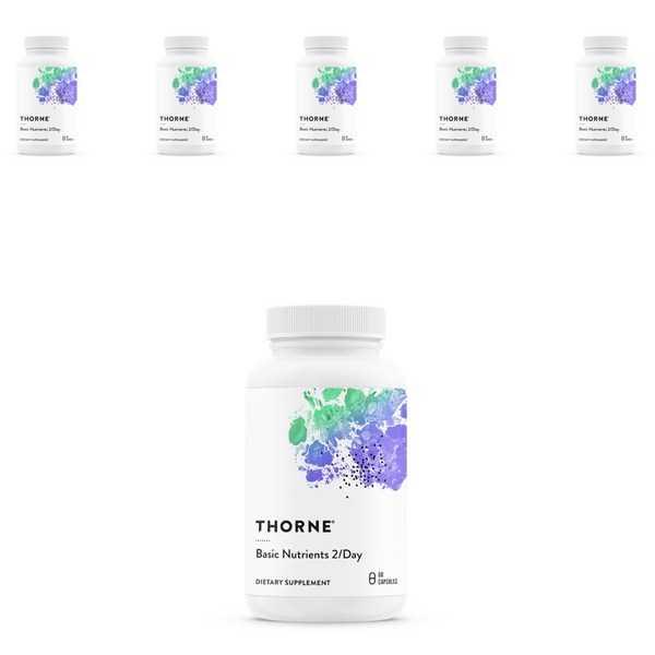 ThorneResearch basic nutrients 2-day 비타민 60캡슐, 60정, 6개