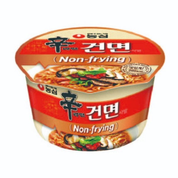 신라면 건면 사발 77g, 12개