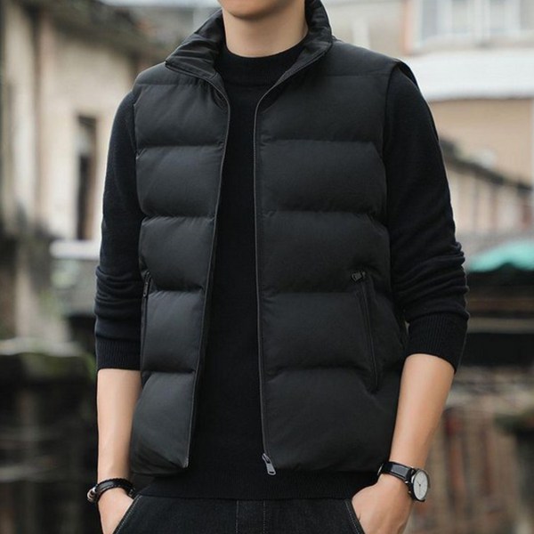 비안 남성 데일리 써멀 패딩조끼
