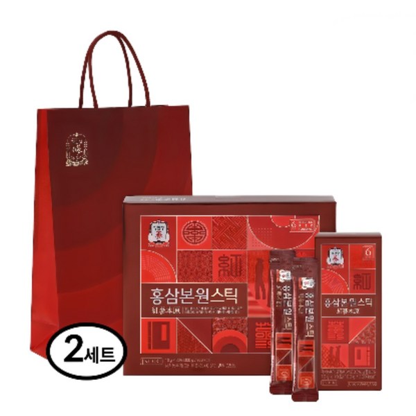 정관장 홍삼본원스틱 6년근홍삼 선물세트, 10g, 60개