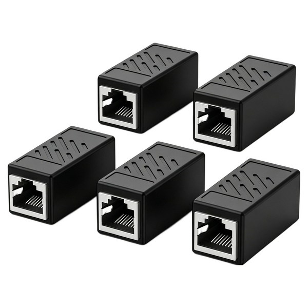 CAT6 FTP RJ45 랜 연장 젠더 키스톤 잭 커플러 1Gbps 기가비트 인터넷 케이블 연결 어댑터