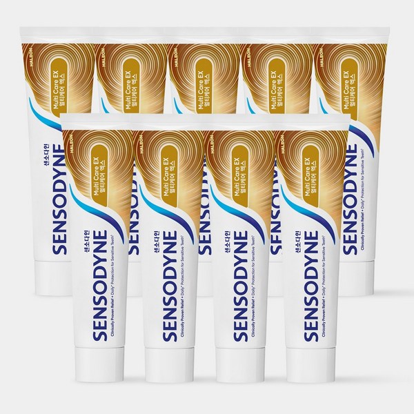 센소다인 멀티케어 EX 민감성 치약 100g x9개, 100g, 9개