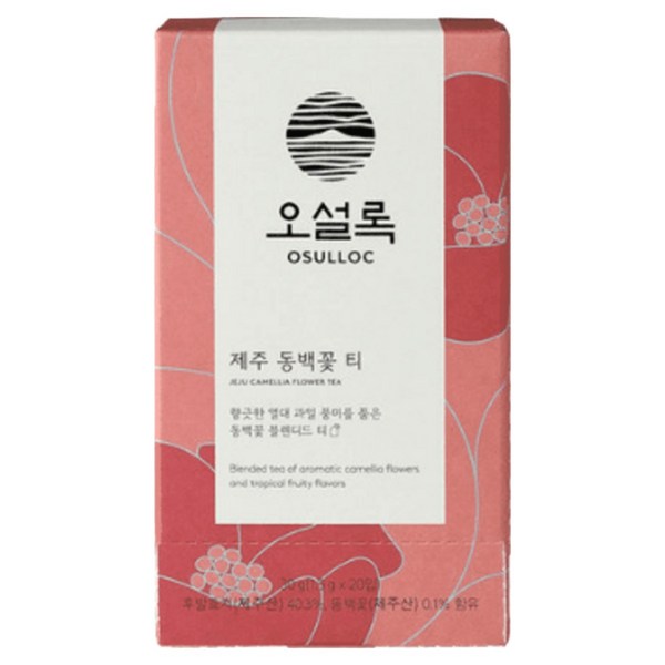 오설록 제주 동백꽃 티백