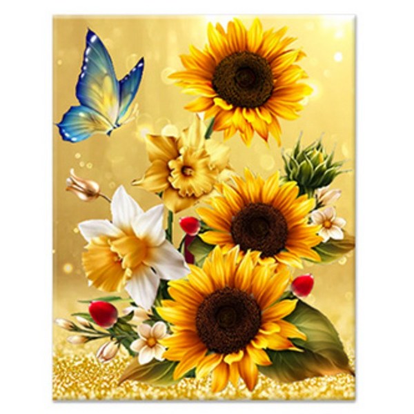 FASEN diy보석십자수 캔버스 형액자 세트 40cm x 50cm, FAN35, 1세트