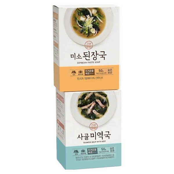 초간단 간편국 동결건조 블럭 국 10P 건조 미소 된장국 사골 미역국, 100g, 1개