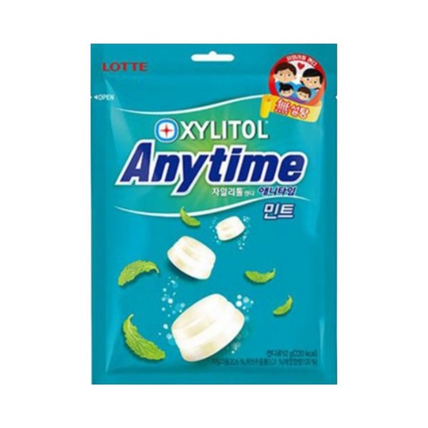 롯데웰푸드 애니타임 민트맛, 185g, 3개