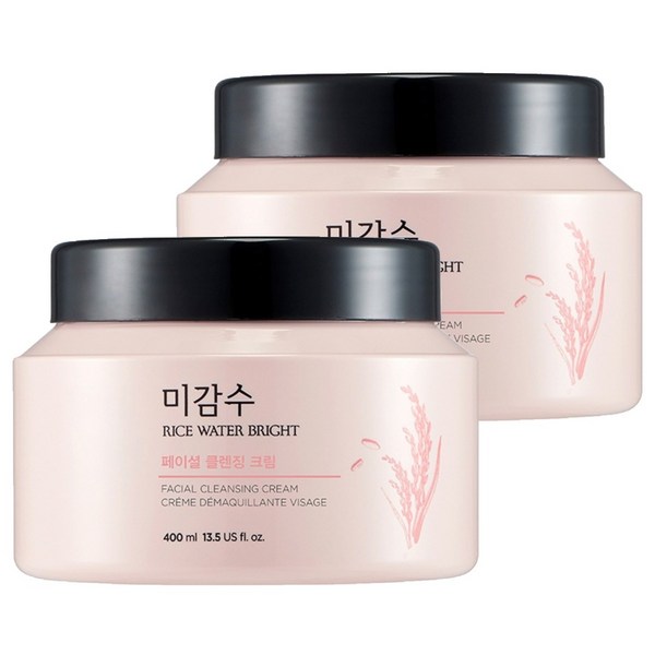 더페이스샵 미감수 브라이트 페이셜 클렌징 크림, 400ml, 2개