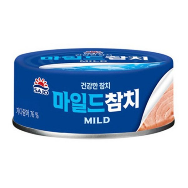 사조참치 마일드, 85g, 4개