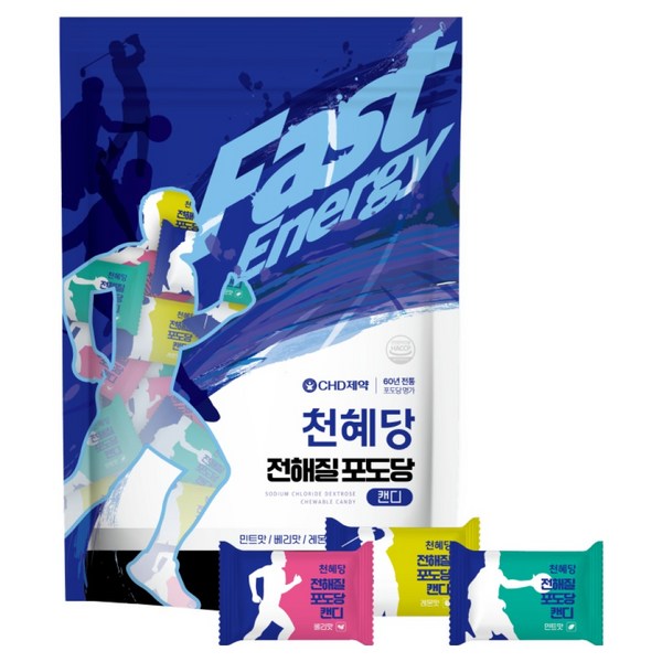 천혜당 전해질 포도당 캔디, 100정, 1개
