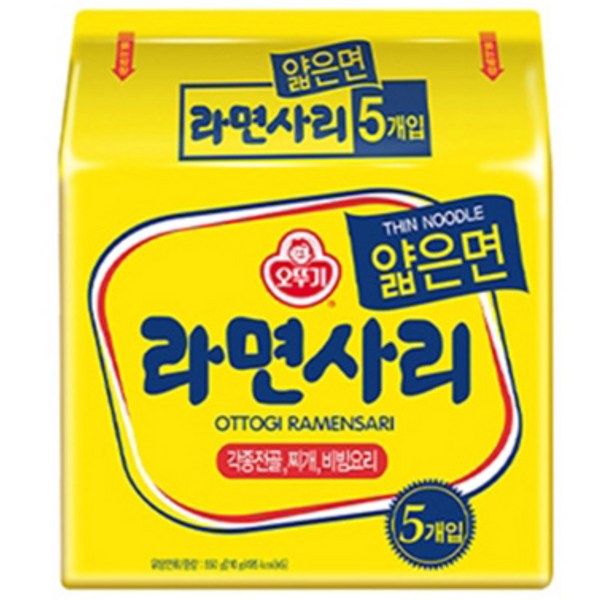 오뚜기 라면사리 얇은면 110g, 40개