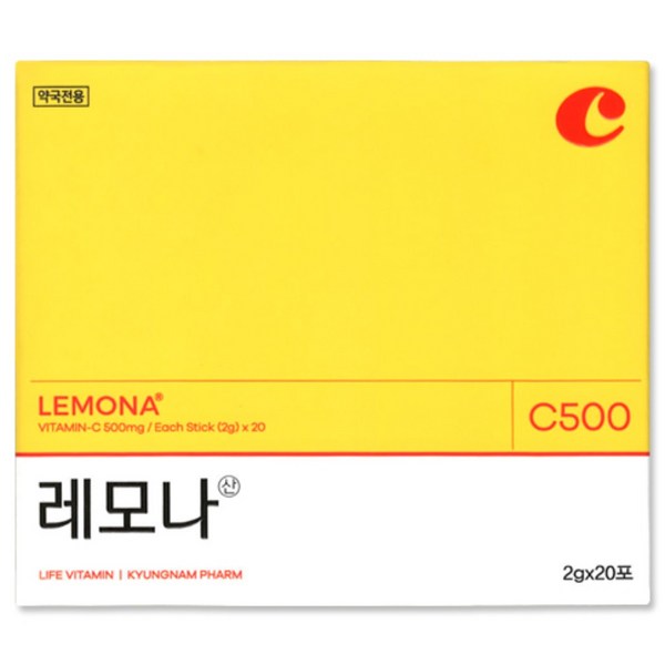 경남제약 레모나 20포 비타민C 피로회복, 2g, 1박스