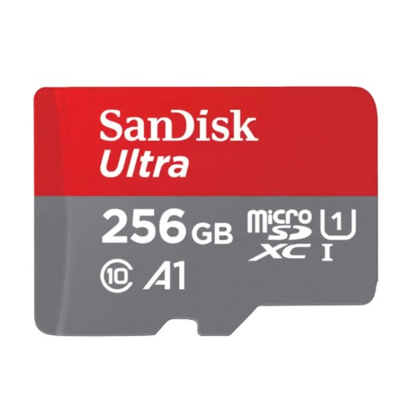 샌디스크 마이크로SD카드 Ultra A1 울트라 SDSQUA + SD카드 케이스 패키지