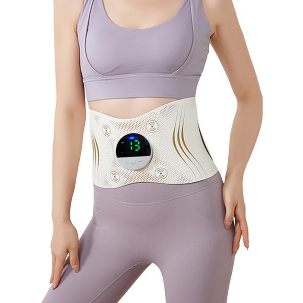 ERANSTAR EMS 슬림 복부 마사지벨트 허벅지/팔뚝/손목/허리 전신 뱃살 빼기 저주파 마사지기 +온열 찜질