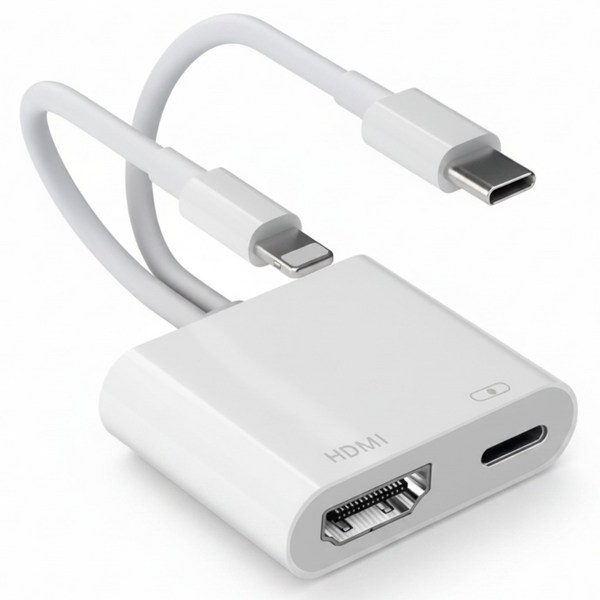 체리스팟 HDMI 미러링 CI-1231 비디오 영상 화면 전환 아이폰 C타입 충전 케이블