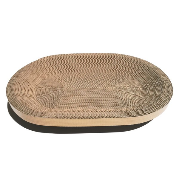 펫츠몬 PB플러스 타원형 스크래쳐, 내추럴우드, 특대형 MAX(64..., 1개