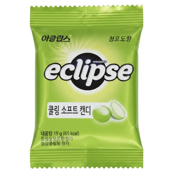 봉봉마켓 이클립스 소프트 청포도향, 15g, 20개