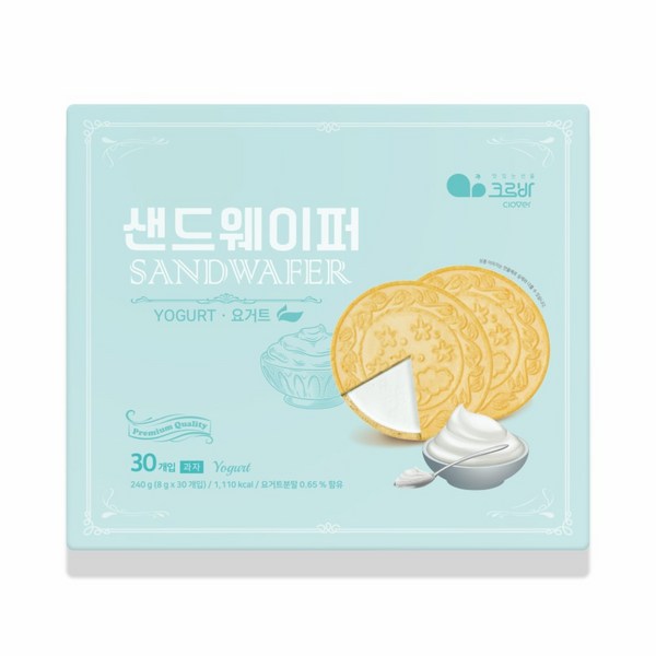 위드쿡 요거트 샌드웨이퍼 30개입(1박스), 240g, 1개