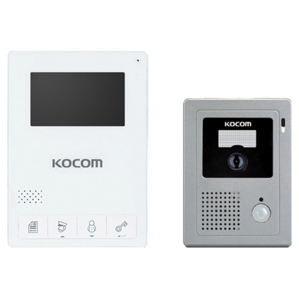 코콤 아날로그 비디오폰 KCV-434 + 현관카메라 KC-C60 세트
