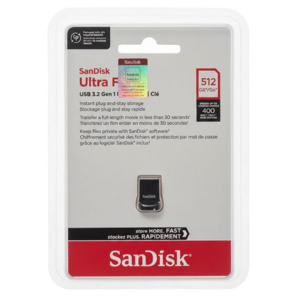 샌디스크 울트라핏 USB 3.2 Gen1 (전송속도 400MB/s이상) 512GB