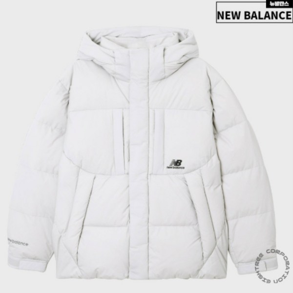 뉴발란스 UNI FLYING 구스다운 숏 패딩 NBNPD42103-39