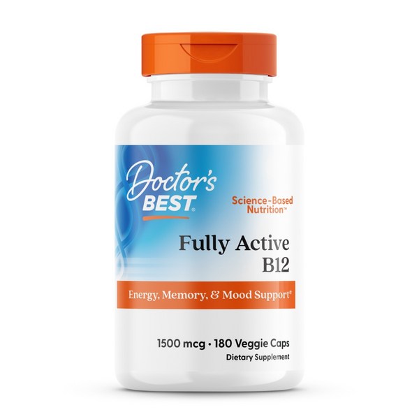 닥터스베스트 풀리 액티브 B12 1500mcg 베지캡, 180정, 1개