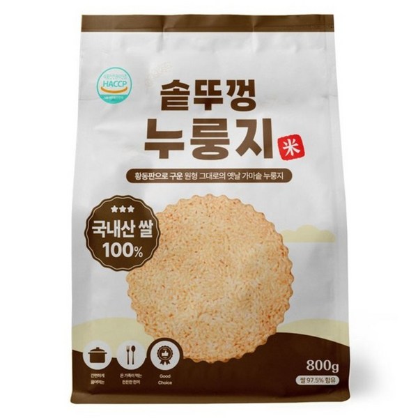 매홍 솥뚜껑 누룽지, 800g, 1개