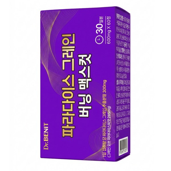 [정품] 파라다이스 그레인 버닝 맥스컷 HACCP 인증, 60정, 1개