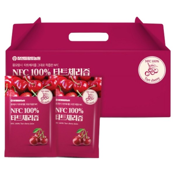 참앤들황토농원 NFC착즙 타트체리주스, 2.1L, 1개