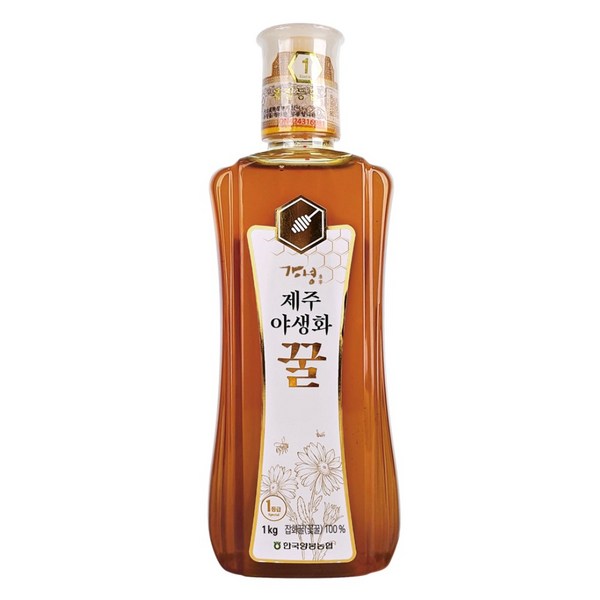 한국양봉농협 제주 야생화 꿀, 1kg, 1개