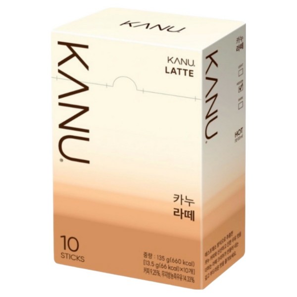 카누라떼 10T, 10개입, 10박스