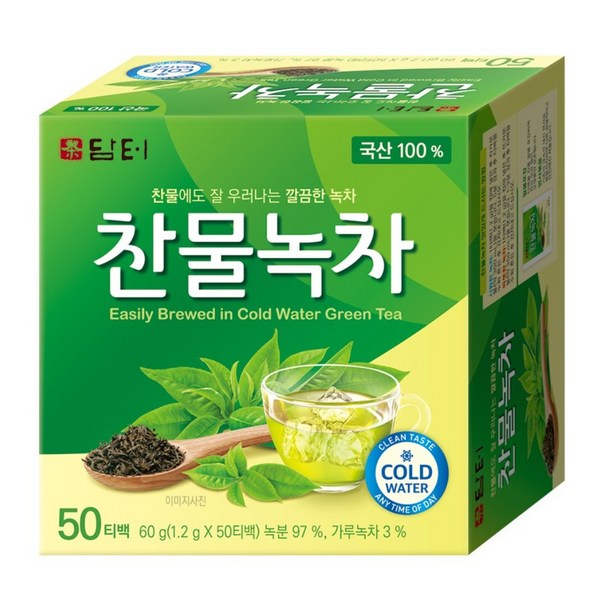 담터 찬물녹차
