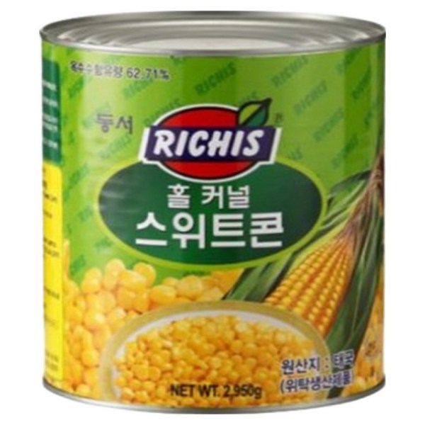리치스 홀 커널 스위트 콘, 2.95kg, 4개