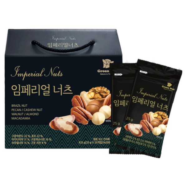 그린너트 임페리얼너츠 견과세트 625g, 3세트