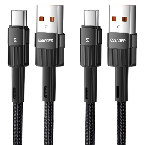 ESSAGER 스타 7A USB-A to C타입 고속 충전 케이블