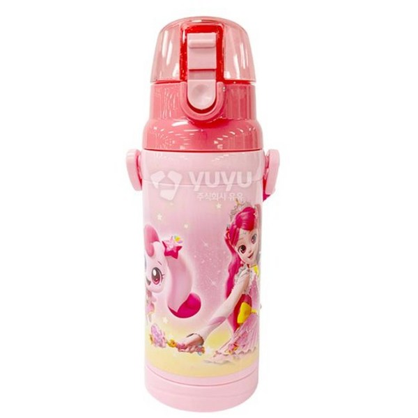 르번 슈팅스타 캐치티니핑 안심락 원터치 물병, 혼합색상, 470ml, 1개